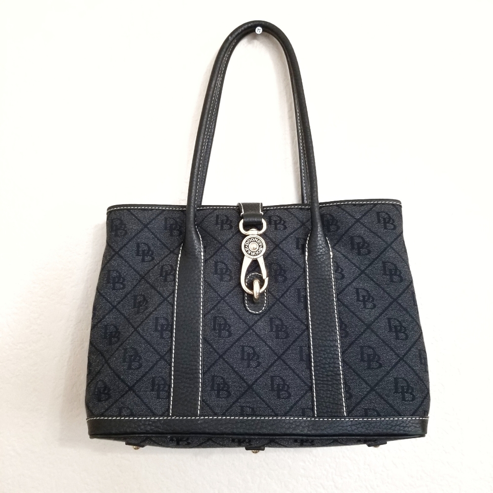 Dooney & Bourke Black Logo Large Tote Bag